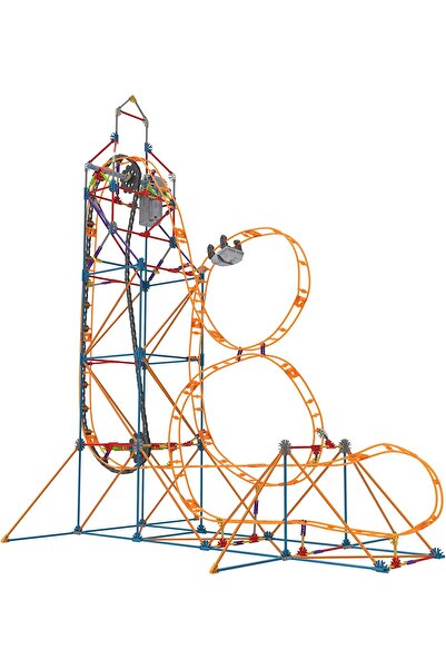 NEX مجموعة بناء قطار الملاهي المثيرة KNex Amazin' 8 (448 قطعة)