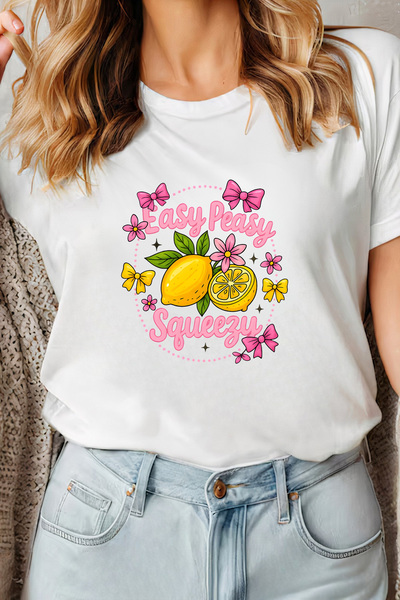 Sarah's Boutique Women's T-shirt – 100% cotton – Pink Squeezy