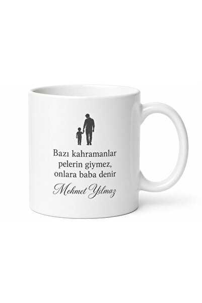 Tupya Gift كوب مميز مكتوب عليه 'أبي' هدية خاصة لعيد الأب من البورسلين