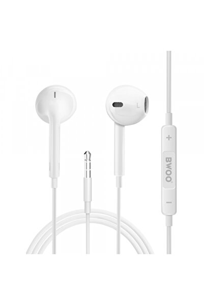 Bwoo Handsfree 3.5mm HF05, Alb