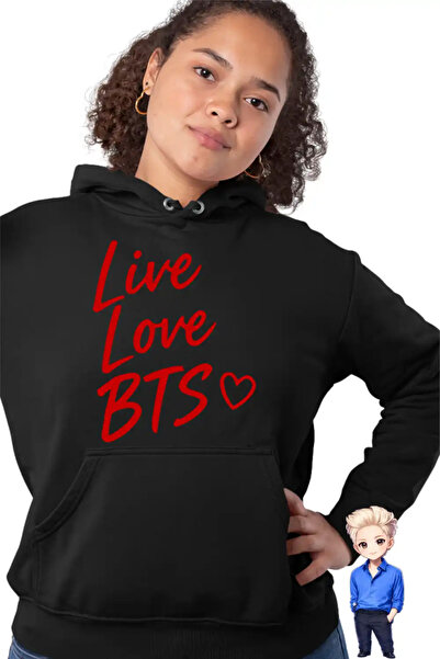 OEM Hanorac Femei Live Love BTS Bangtan K-Pop