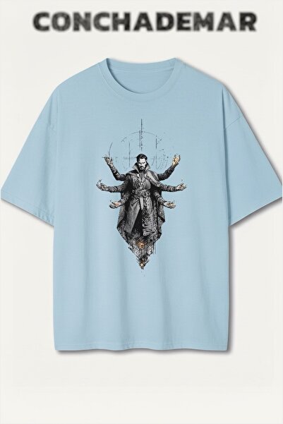 Vordevia Doctor Strange Printed Colorful Oversize T-Shirt Printed Premium Ove...