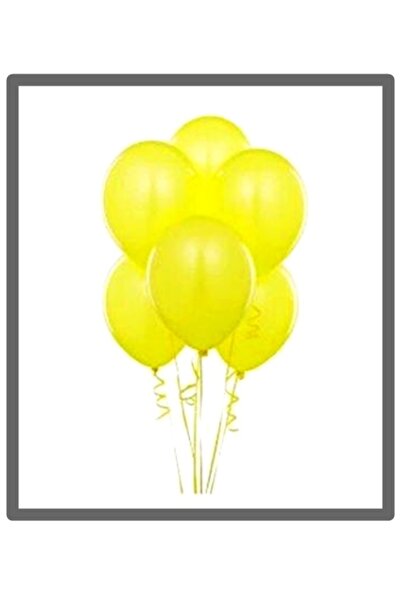 Gemar Metallic Gold Yellow Balloons - 10 Pieces
