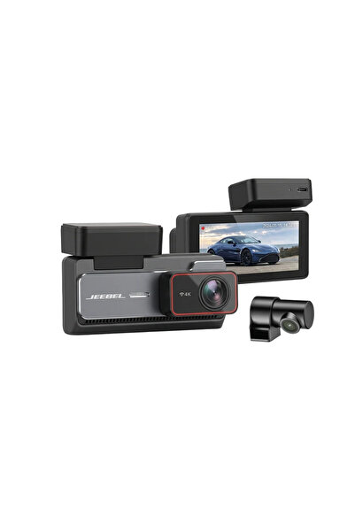Jeebel Gable A500S Dash Cam - Dual 4K Front + 1080P Rear Car Camera with GPS ...