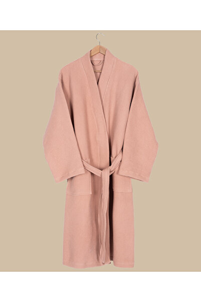 Maisonette Calma %100 Cotton Waffle Bathrobe Unisex 550 Gsm Micro Touch Quali...