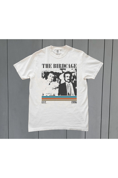 Grafftee Clothing Birdcage Printed Unisex Oversize T-Shirt