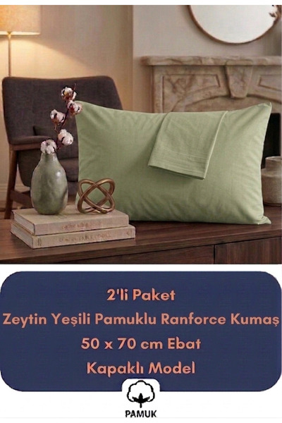 Madame Asel Home YASTIK KILIFI %PAMUK KAPAKLI
