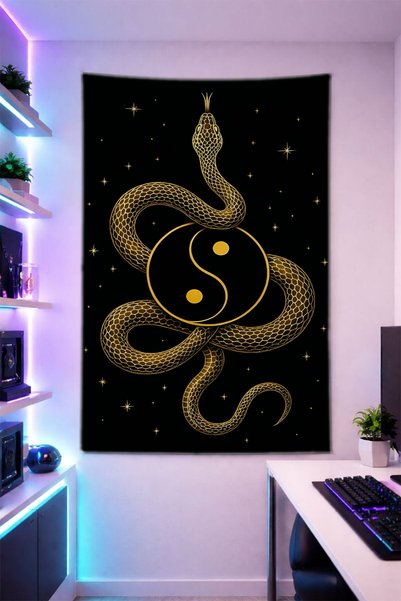 Reyhani Modern-C3 Wall Covering Brilliant Quality Fabric Room Decor Tapestry Wall Carpet Gaming