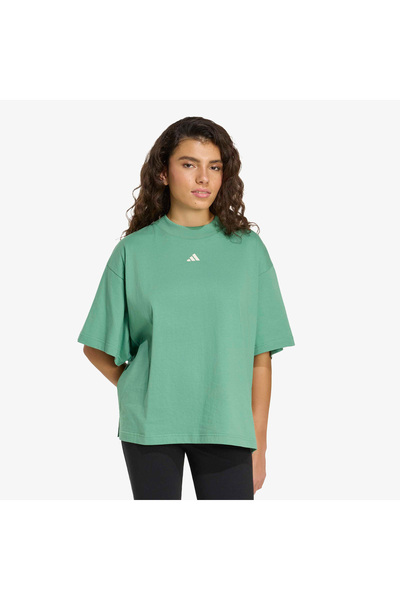 adidas Studio Boyfriend Kadın Yeşil T-Shirt