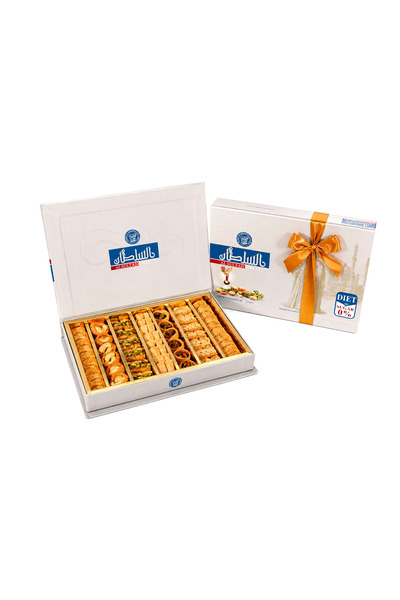 ALSULTAN SWEETS Al Sultan Sweets Assorted Mixed Diet Baklawa No Added Sugar 4...