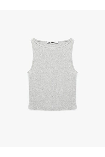 Koton Slim Fit Boat Neck Modal Blend Sleeveless Undershirt