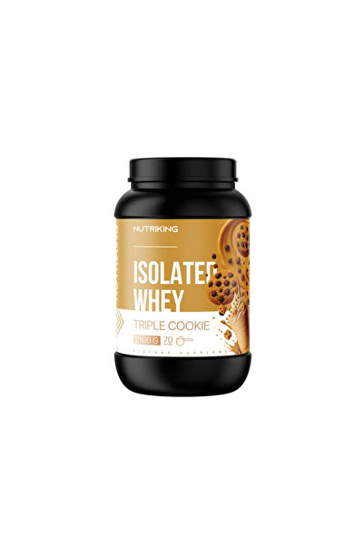 Nutriking İzole Whey 2100G 70 Servis Protein Tozu Triple Cookie Aromalı