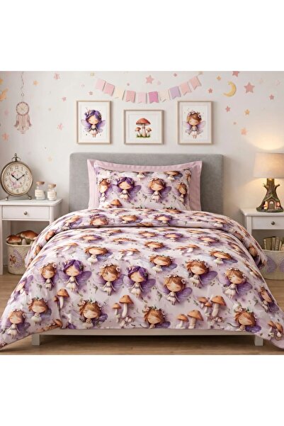 Pucioasa Set lenjerie pat dublu cu husa pilota 220x240, cearsaf 240x270cm, bu...