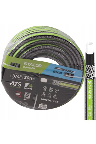 Mardil Garden Hose 4-Layer Anti-Kink Reinforced 3/4" x 30 m, watering durable