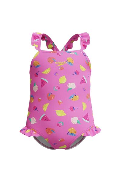 SPEEDO Baby One-Piece Swimsuit: Print Frill Thinstrap Swimsuit 3
