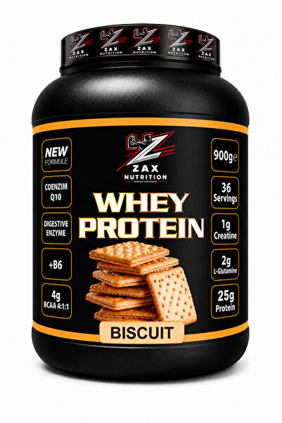 zax nutrition WHEY PROTEIN BISCUIT 900 GR ! -- ÖZEL SERİ--