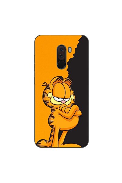 OEM Калъф, съвместим с Xiaomi Pocophone F1, силиконов гел TPU модел Гарфийлд,...