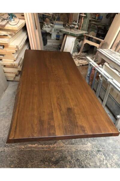 BRK Design BA AHŞAP Masif Ahşap Masa Tablası 100X200