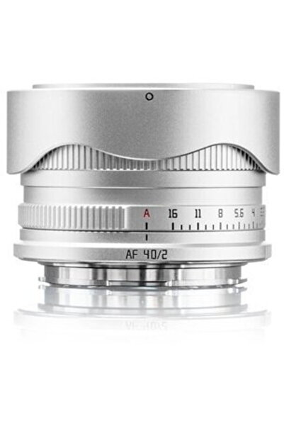 TTArtisan Obiectiv AF Full Frame 40mm F2, Nikon Z, Silver