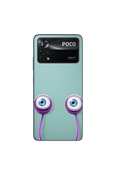 OEM Case compatible with Xiaomi Poco X4 Pro Silicone Gel Tpu Pattern Snail Eyes