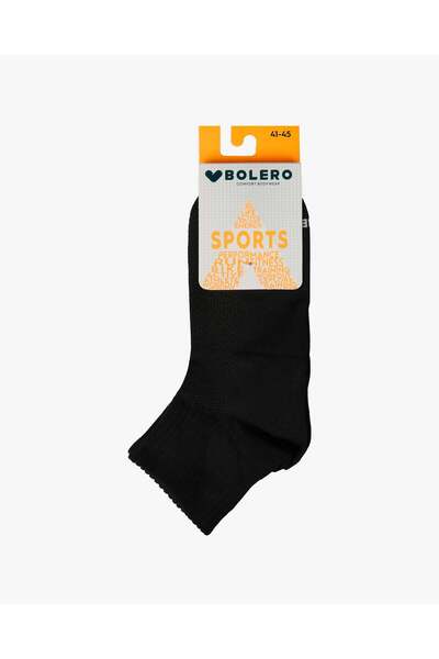 Bolero Erkek Dikişsiz DRY-FİT Kısa Spor Çorap Siyah
