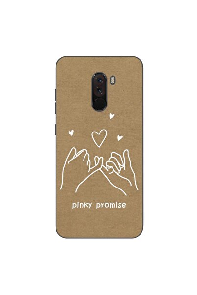 OEM Калъф, съвместим с Xiaomi Pocophone F1, силиконов гел TPU модел BFF Pinky...