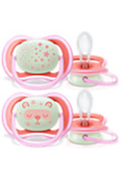Philips AVENT SOOTHER ULTRA AIR NIGHT 6-18M 2S SCF376/22: 5851