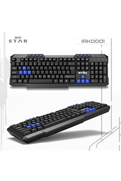 BRMK STORE KALİTELİ IRONSTAR STANDART İNGİLİZCE Q KLAVYE IRK0001