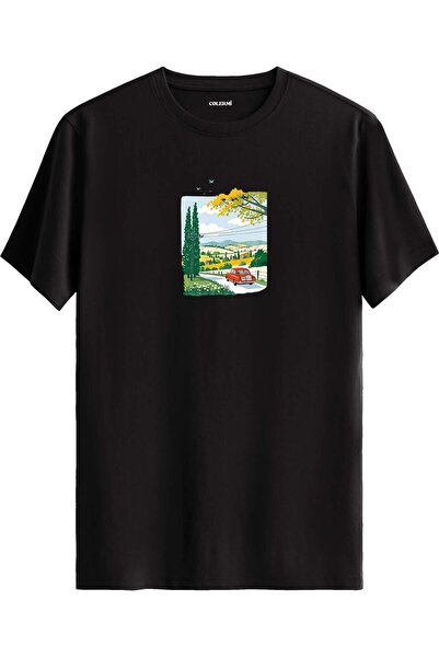 Colermi Countryside Road Trip Printed T-Shirt