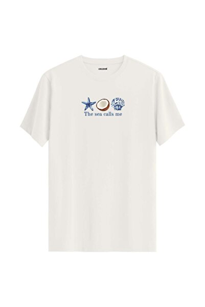 Colermi The Sea Is Calling Themed T-Shirt