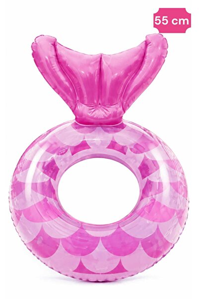 Fidan oyuncak Sequin Patterned Mermaid Tail Children's Pool and Sea Ring 55 cm