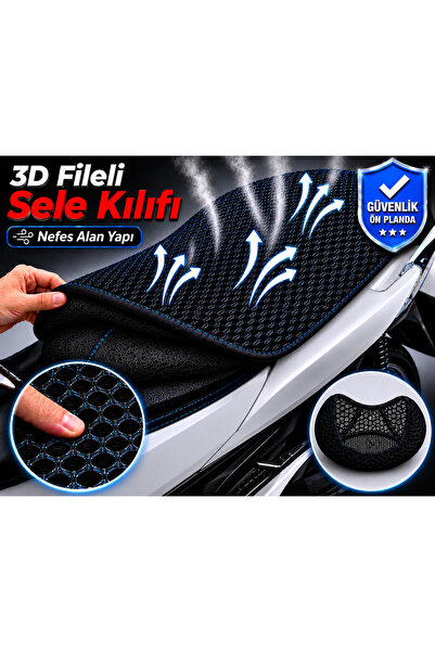 Vi Caro SYM Shark navlaka za sedište motocikla 3D mrežasta navlaka za sedište...