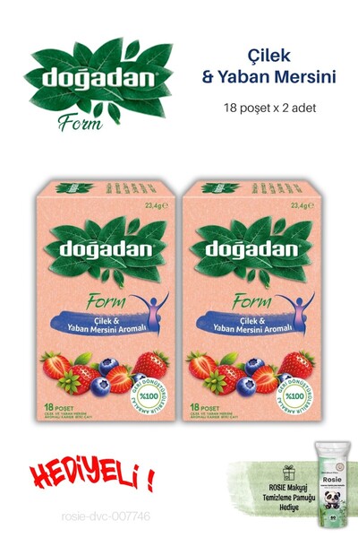Doğadan Form Strawberry & Blueberry 18-Pack X 2 Units and Rosie