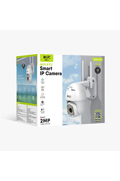 Blic 2.5 inç, Gece Görüşlü 1080p FHD 2MP Hareket Takipli Akıllı Ip Kamera