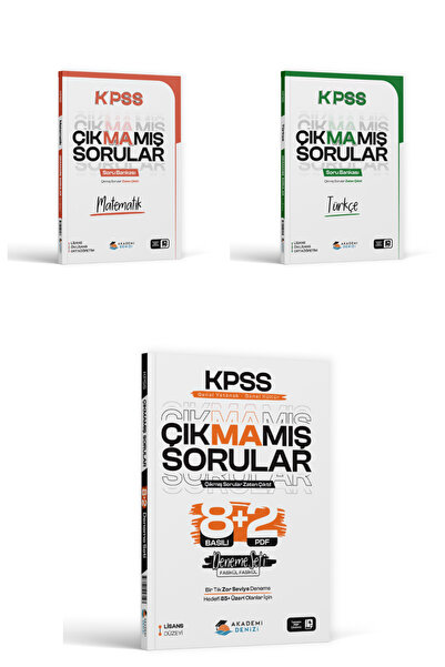 ADY Akademi Denizi Yayınları Akademi Denizi KPSS GYGK Çıkmamış Sorular 8+2 De...