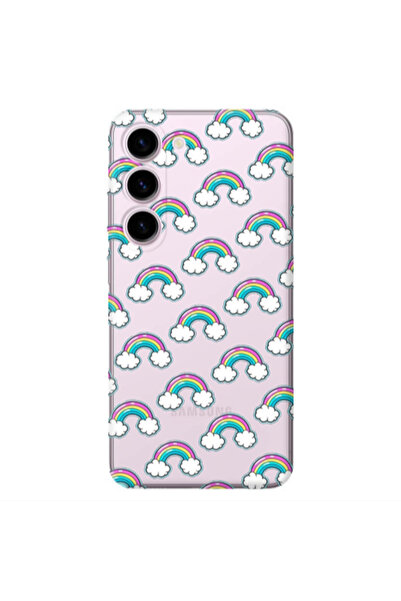 Other Samsung S23 Plus Cute rainbows Transparent Silicone TPU Θήκη