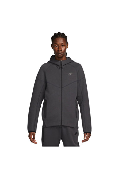 Nike Hanorac sportiv pentru bărbați, din fleece tehnic, tip Windrunner, cu fe...