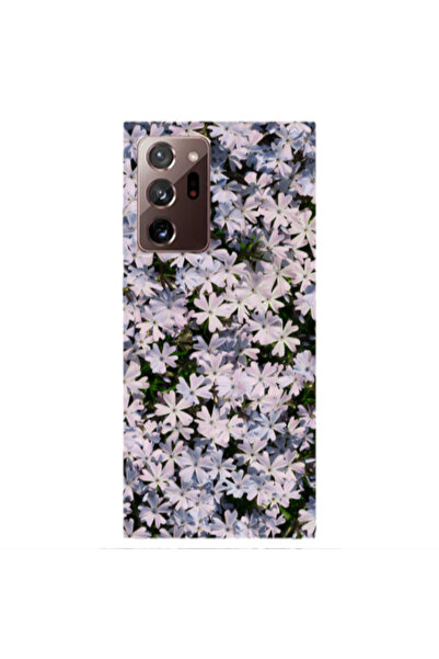 Other Samsung Note 20 Ultra Flowers white Transparent Silicone TPU Θήκη