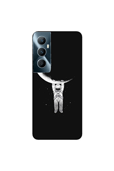 Other Realme C65 Swinging on the moon Transparent Silicone TPU Θήκη