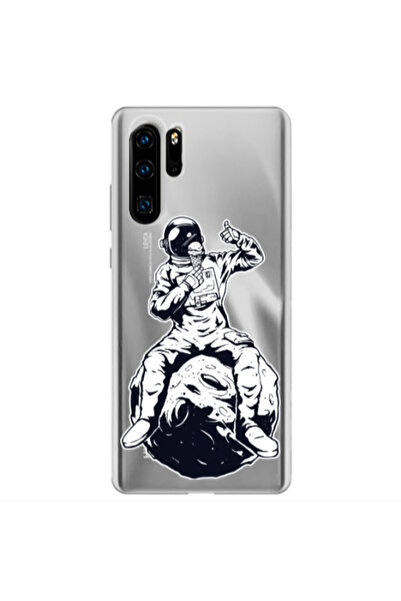 Other Huawei P30 Pro ice cream in space Transparent Silicone TPU Θήκη