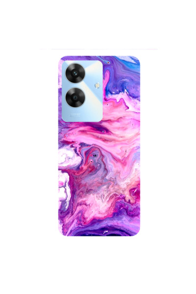 Other Realme Note 60 Marble art Transparent Silicone TPU Θήκη