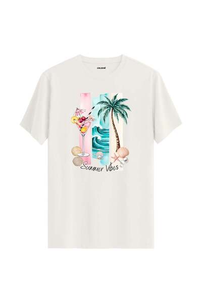 Colermi Summer Breeze Beach Themed T-Shirt