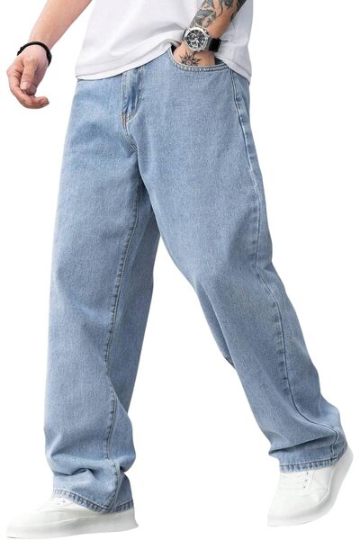 Lymio Men's Loose Fit Jeans - (Jeans-06-07-08)