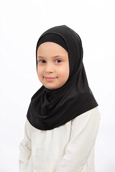 İSTDONATELLA Kız Çocuk İki Parça Hijab - Hazır Tesettür Eşarp – Pratik Geçmel...