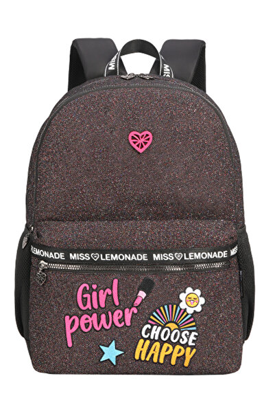 OEMS Kcsbdkt23-25 142103 64633 miss yamunid girl power brown backpack