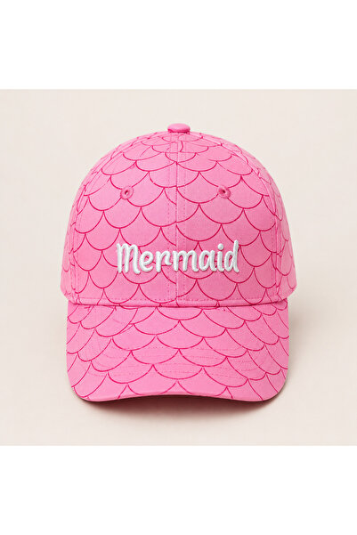 Kitti Kız Çocuk Mermaid Nakışlı Desenli Şapka