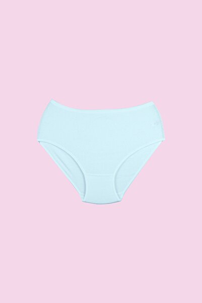 Ceylanoğlu 12 Pieces Women's Plus Size Ribbed Waist High Waist Bato Panties 1...