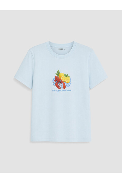 LC Waikiki Nevavm Printed 100% Cotton Women's T-Shirt with a Difference