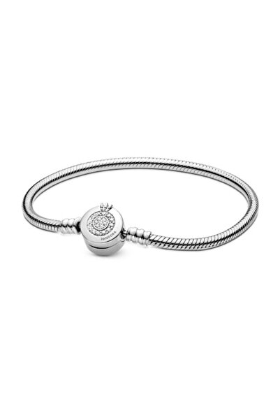 Pandora Bratara Moments tip Coroana Stralucitoare Argint 925 - 19cm
