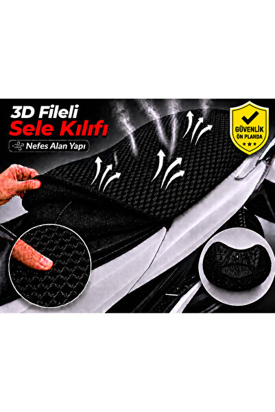 Vi Caro Κάλυμμα σέλας μοτοσικλέτας Steel Motor Street με 3D διχτυωτό πλέγμα, ...